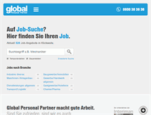 Tablet Screenshot of global-personal.ch